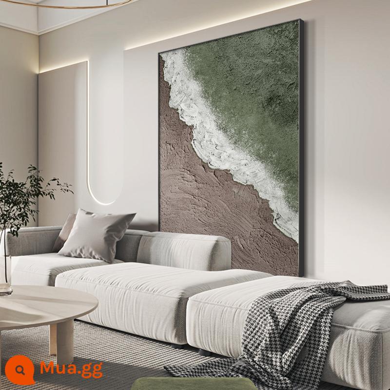 Phòng khách Bắc Âu Tranh treo tranh 海 Silent Wind Wind Macture Tranh sofa nền tường vẽ vẽ bức tranh trang trí mái hiên trừu tượng - Bị mắc kẹt trên bờ biển Q