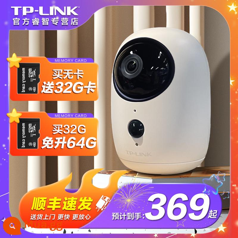 Giám sát không dây TP-LINK đầu camera chất lượng cao tại nhà Màn hình gia đình trong nhà Đầu video xoay toàn cảnh 360 độ xoay pan-tilt đầu video mạng thông minh camera hút bán cầu trên cùng ứng dụng điện thoại di động từ xa - Camera PTZ 4 triệu pin [pin lithium 5200mah tích hợp.