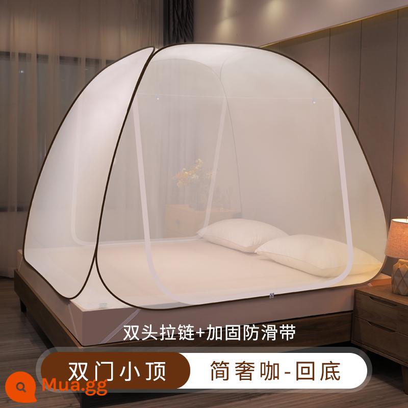 Mùng mới 2023 không cần lắp đặt yurt home phòng ngủ trẻ em 1m 5 giường ký túc xá sinh viên 1.2m gấp gọn - Jiansheka-cửa đôi nhỏ phía trên