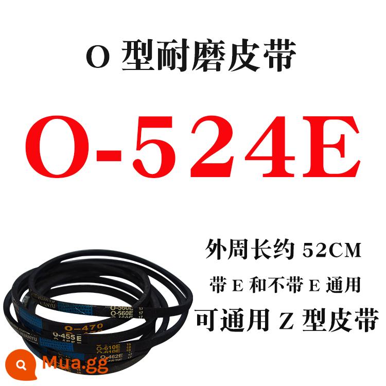 Dây đai máy giặt đa năng loại O hoàn toàn tự động bán tự động phụ kiện máy giặt băng tải tam giác chịu mài mòn động cơ băng tải - O-524E