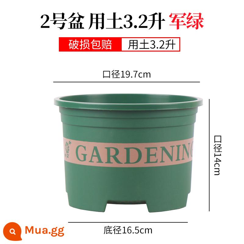 Chậu gallon thế hệ thứ ba chậu lan nhựa chậu hoa nhựa lớn sáng tạo cá tính cây xanh hoa hồng kiểm soát rễ đơn giản - Chậu ngắn số 2 [gói 5]