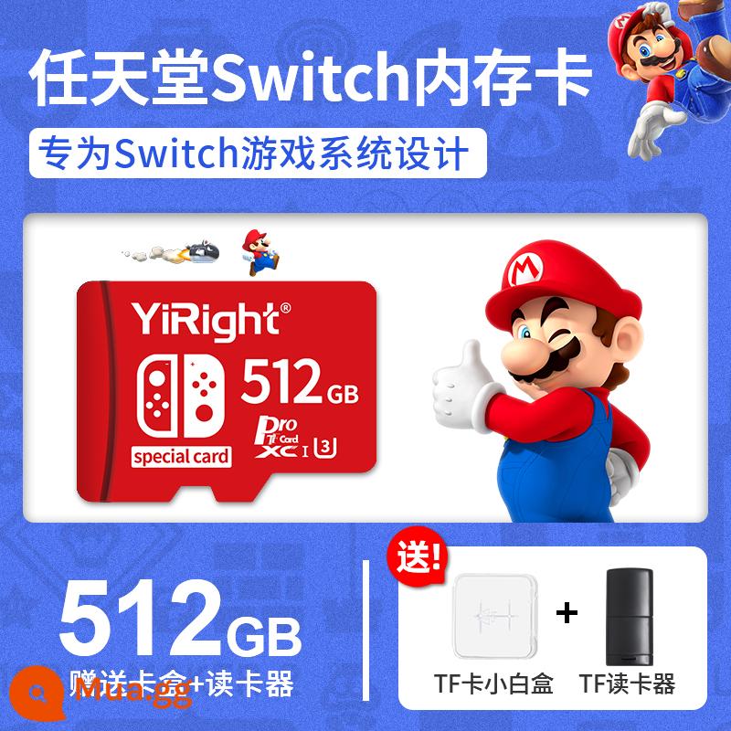 [Ủy quyền chính thức] Thẻ nhớ Nintendo Switch Máy chơi game 128G Máy chủ lưu trữ NS Thẻ nhớ tốc độ cao chuyên dụng dành cho thiết bị cầm tay lite mở rộng dung lượng thẻ tf thẻ switchsd thẻ nhớ - đổi thẻ nhớ chuyên dụng ⑤①②G [hộp đựng thẻ + đầu đọc thẻ]