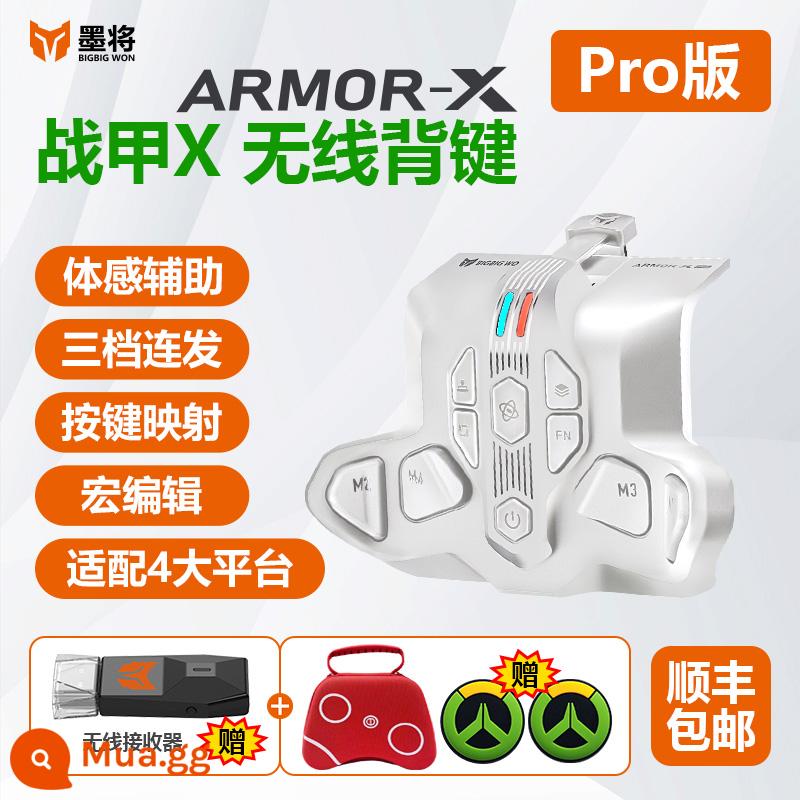 Ink War Armor xPro Tay cầm không dây Phím Quay lại Sê-ri xbox gốc Hỗ trợ Somatosensory xsx Chức năng Macro có thể lập trình Mở rộng Bản đồ Burst Con quay hồi chuyển Một phím PC/PC Ứng dụng Elite - Phiên bản Pro (màu trắng) túi cầm tay màu đỏ + nắp rocker