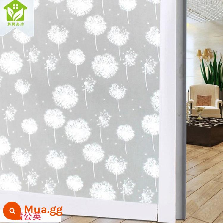 Cửa sổ thủy tinh tự dán nhãn dán ánh sáng truyền qua cửa sổ Sticker cửa sổ giấy hoa trang trí che bóng che - bồ công anh