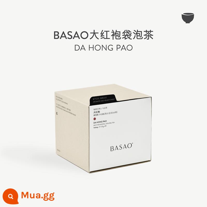 BASAO Teabag Trà Oolong Chiết Xuất Lạnh Cold Brew Tea Vịt Shit Hương thơm Jinxuan Oolong Jasmine Maofeng Tea Túi 10 Túi - Áo choàng lớn màu đỏ - Trà đá Hương thơm hoa xương đá cổ điển