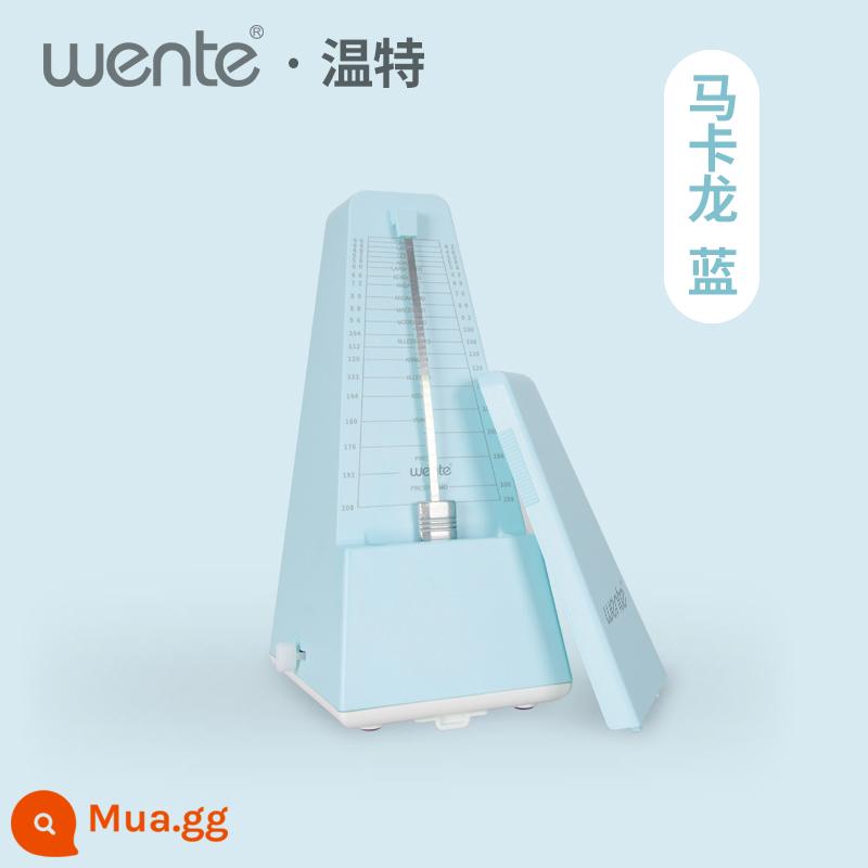 Wente Đức nhập khẩu Wente cơ học nhịp đàn piano kiểm tra kiểm tra đặc biệt đàn violon guitar nhịp điệu nhạc cụ đa năng - Macaron xanh (thu thập để nhận folder nhạc + kèn harmonica + vải lau đàn piano)