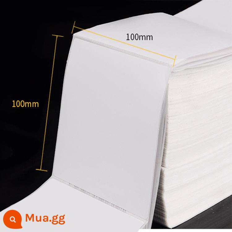 Ba giấy chống nhiệt gấp 100 * 150 E bưu điện kho báu nhãn tự dính trống bề mặt điện tử xuyên biên giới giấy sao chép đơn - Kho báu e-mail 100*100*500 tờ/chồng