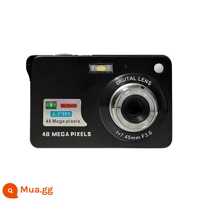 Máy ảnh kỹ thuật số gia đình độ phân giải cao 18 triệu pixel mới dành cho sinh viên KOMERY với camera selfie video macro - Đen 48 triệu