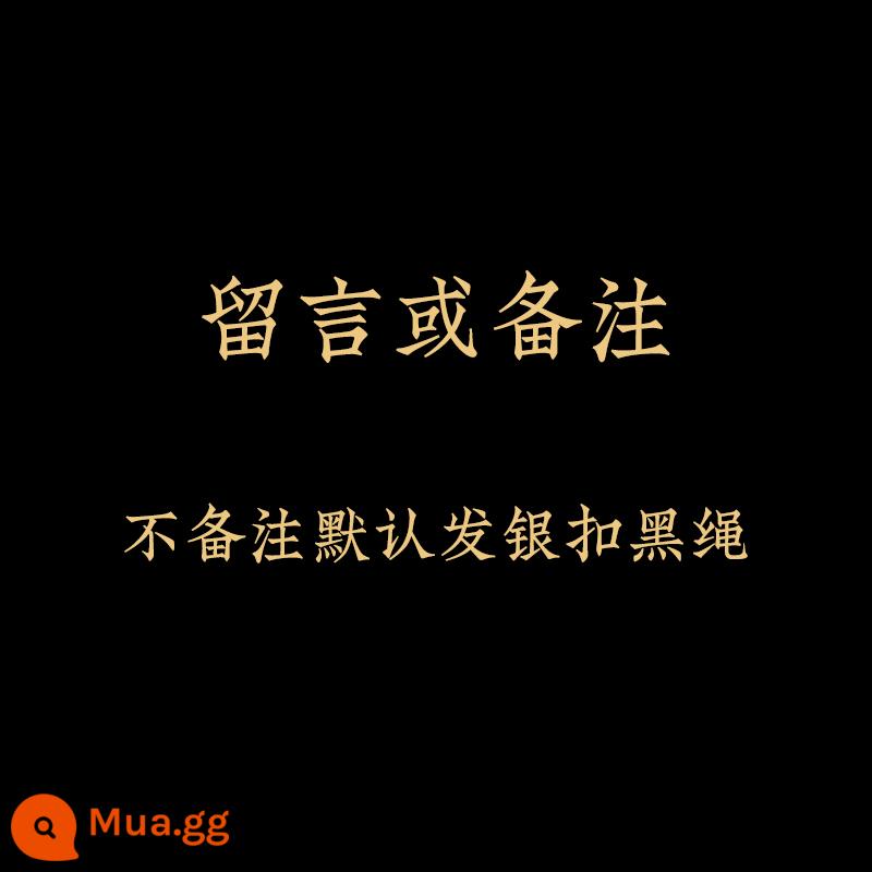 Yếu tố hoa vòng cổ dây da dây mặt dây chuyền vòng cổ dây buộc vàng ngọc lục bảo mặt dây chuyền ngọc bích nam nữ đen dây đỏ dây sáp - Tùy chỉnh 1mm - độ dài tin nhắn + màu sắc