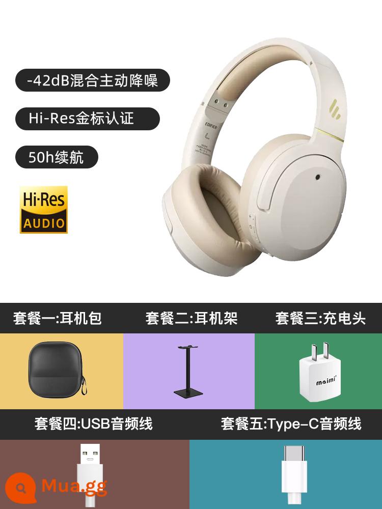 Tai nghe Bluetooth Edifier W820NB Classic Giảm tiếng ồn chủ động gắn trên đầu Áp dụng cho Huawei và Apple - Yunyanbai