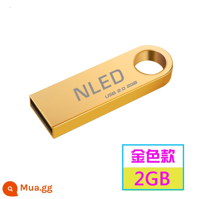 Ổ đĩa flash đấu thầu dung lượng nhỏ 128m 256M 512M 1G2g4g 8g 16gb Ổ đĩa flash USB chữ logo tùy chỉnh - 2[GB]điểm vàng