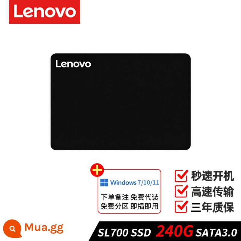 Ổ cứng thể rắn Lenovo 120G 240G 256G SSD máy tính để bàn máy tính xách tay giao diện SATA 512g 1t - [240G]+Miễn phí dịch vụ cài đặt trước