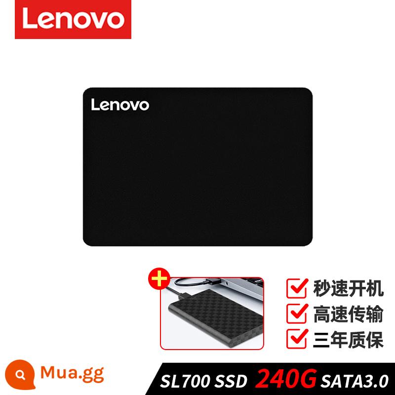 Ổ cứng thể rắn Lenovo 120G 240G 256G SSD máy tính để bàn máy tính xách tay giao diện SATA 512g 1t - [240G]+3.0 hộp ổ cứng tốc độ cao