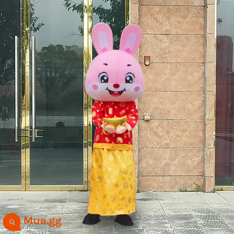 Thỏ hoạt hình Doll Quần áo Thỏ năm đi bộ Hoạt động Prot & Zodiac Linh vật hiệu suất Quần áo búp bê - Hai mảnh thỏ dễ thương số 1 - phôi miễn phí (bộ hoàn chỉnh)