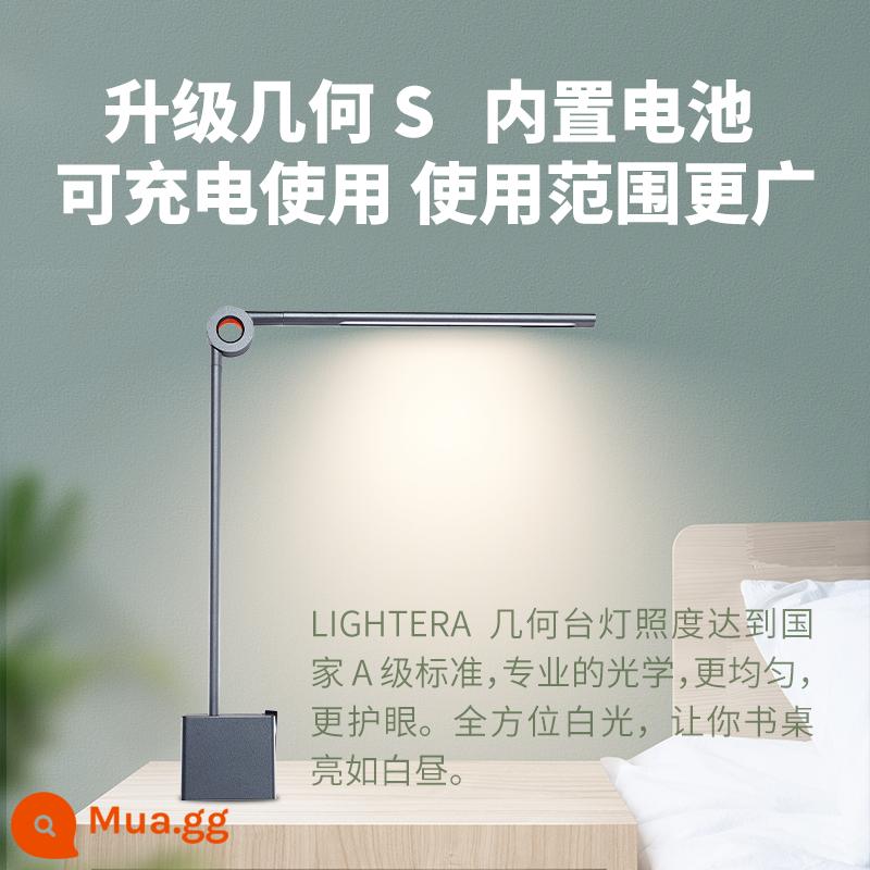 Đèn bàn học hình học Lightera đặc biệt bảo vệ mắt cho trẻ em đèn phòng ngủ đầu giường thông minh sạc đèn đọc sách - Phiên bản sạc lại nâng cấp của Geometry S