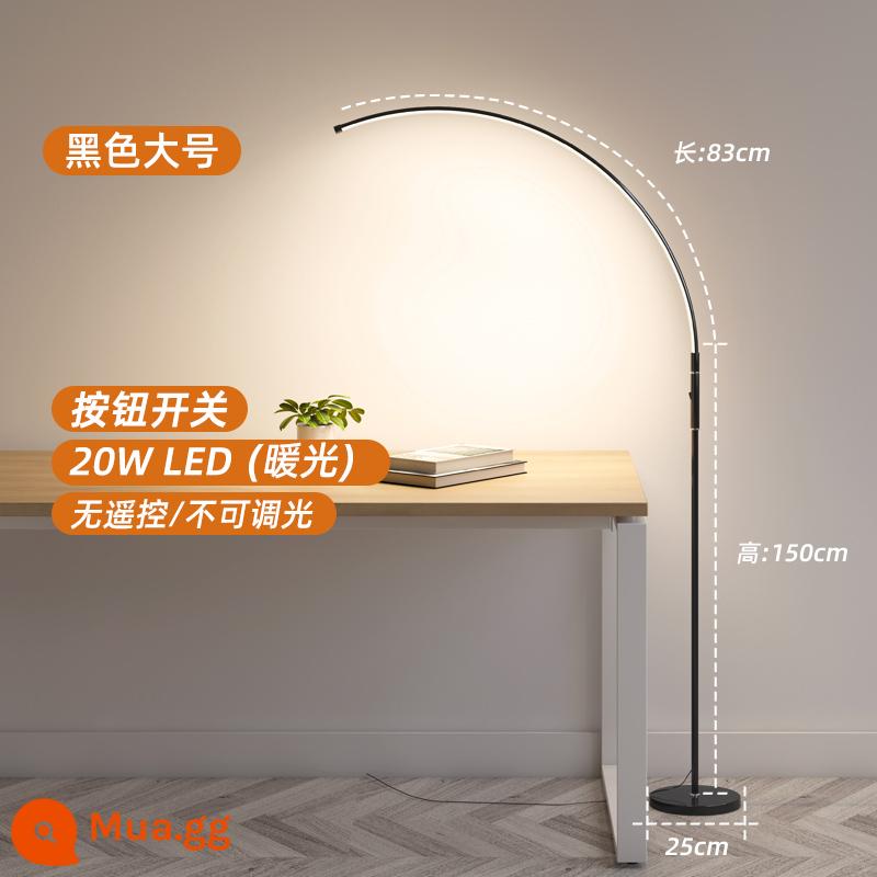 Đèn Led để bàn học siêu sáng bảo vệ mắt dọc phòng ngủ phòng khách đọc viết công việc tập đàn piano chuyên dụng - Model màu đen [nút chuyển đổi] Đèn ấm 20W