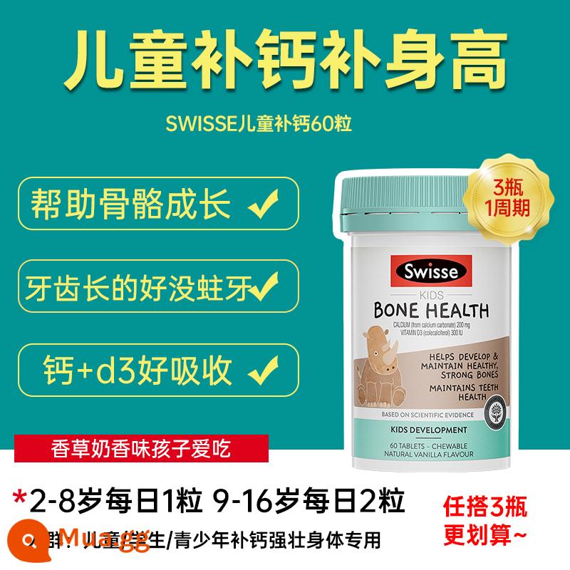 Lutein Bảo vệ mắt được cấp bằng sáng chế cho trẻ em Kẹo dẻo việt quất nhập khẩu để bảo vệ mắt và thị lực Cửa hàng hàng đầu chính thức chính thức của Úc - [Cao canxi cho xương chắc khỏe] Cao canxi cho trẻ em 60 viên