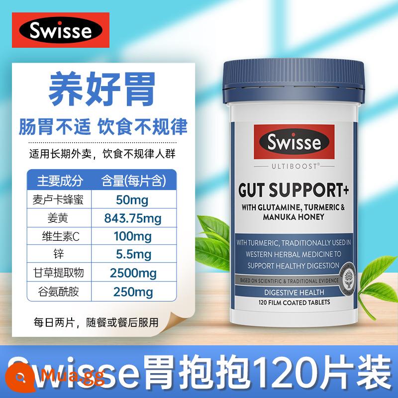 Swisse swiss nuôi dưỡng dạ dày và bảo vệ dạ dày viên uống thực phẩm bảo vệ sức khỏe ôm bao tử men vi sinh người lớn điều hòa tiêu hóa đường ruột - [Nuôi dưỡng và bảo vệ dạ dày, điều hòa hàng ngày] Viên hỗ trợ tiêu hóa ôm bụng Swisse [120 viên]