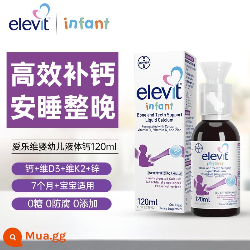 Elevit phiên bản Úc Vitamin tổng hợp cho bà bầu dha vàng đặc biệt chứa lutein dha thai kỳ - [Bổ sung Canxi hiệu quả] Canxi dạng lỏng cho trẻ sơ sinh và trẻ nhỏ 120ml