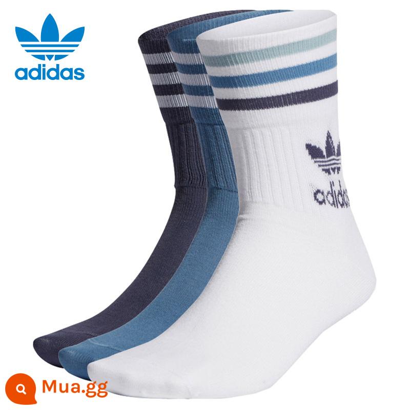 Vớ Adidasadidas, vớ bóng rổ, vớ thể thao, vớ cỏ ba lá nam, vớ trẻ em - [Clover]HC9552 ba đôi