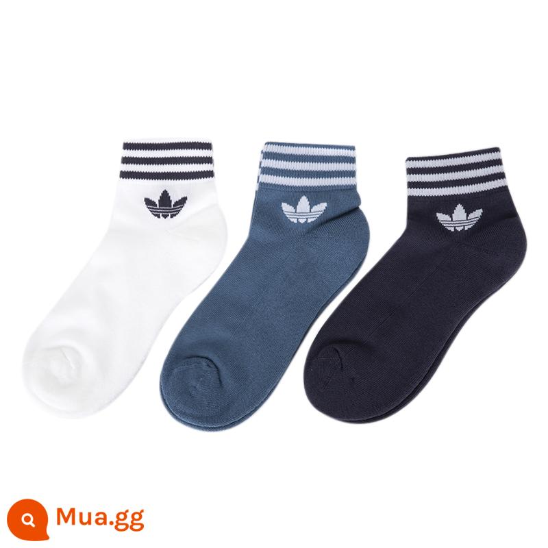 Vớ Adidasadidas, vớ bóng rổ, vớ thể thao, vớ cỏ ba lá nam, vớ trẻ em - [Clover] Ba màu HL1704 ba đôi