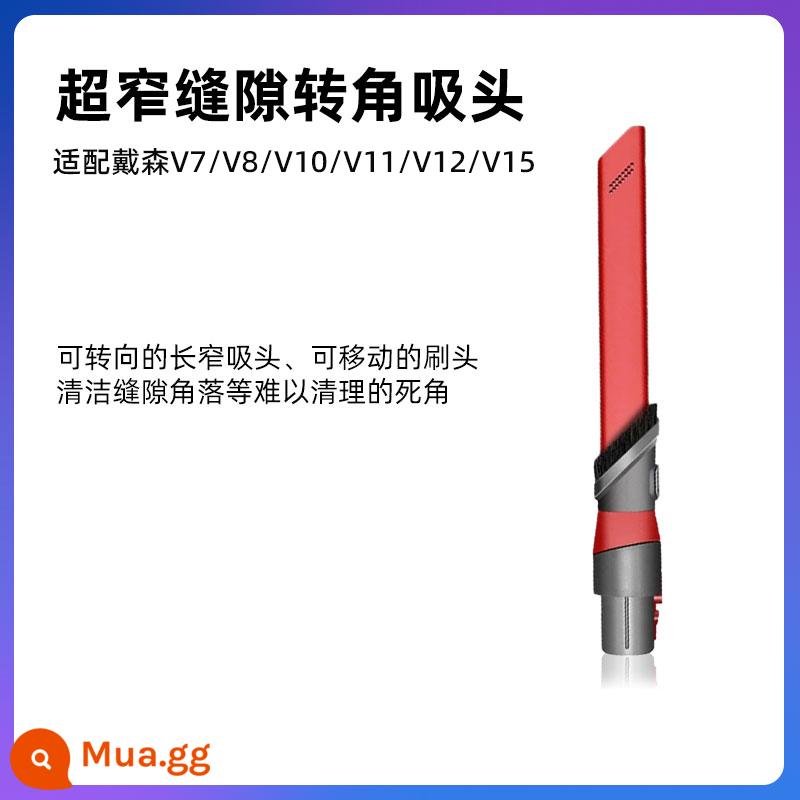 Thích hợp cho bộ lọc phụ kiện máy hút bụi Dyson Dyson bộ lọc phía trước và phía sau V6V7V8V10slimV11v12 - Đầu hút góc khe siêu hẹp