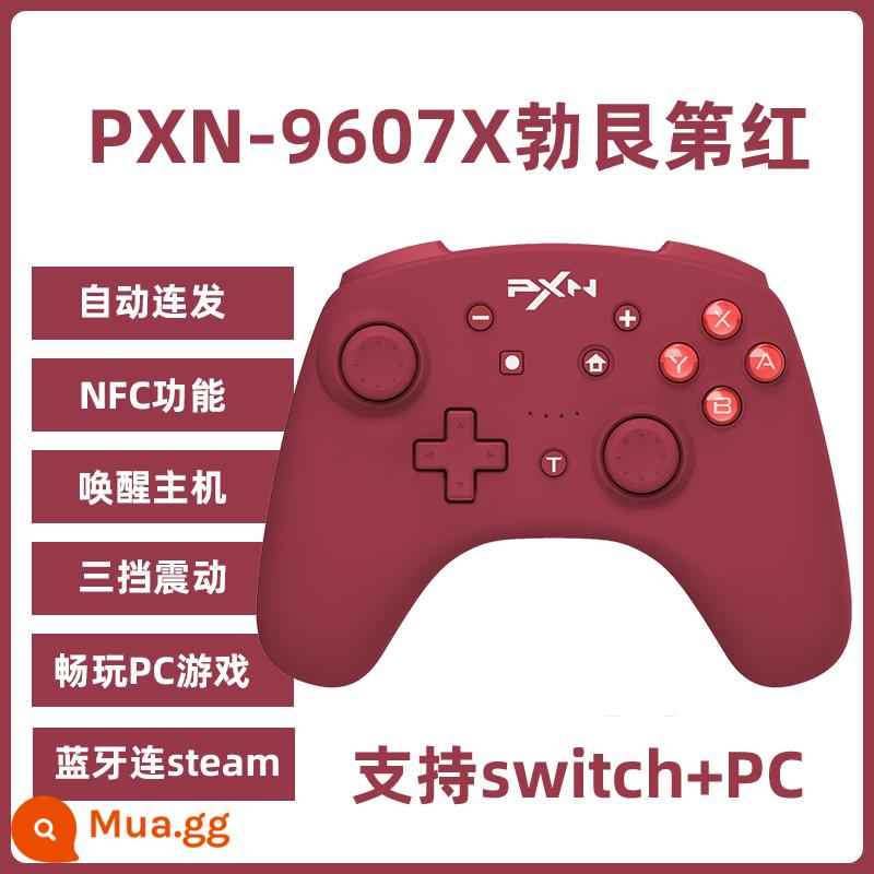 PXN Lai Shida chuyển đổi bộ điều khiển trò chơi ns trong nước chuyên nghiệp Máy chơi game Nintendo oled nspro bluetooth không dây switchpro quốc gia hành động rừng máy tính PC hơi nước hai người đi - 9607X Đỏ Burgundy