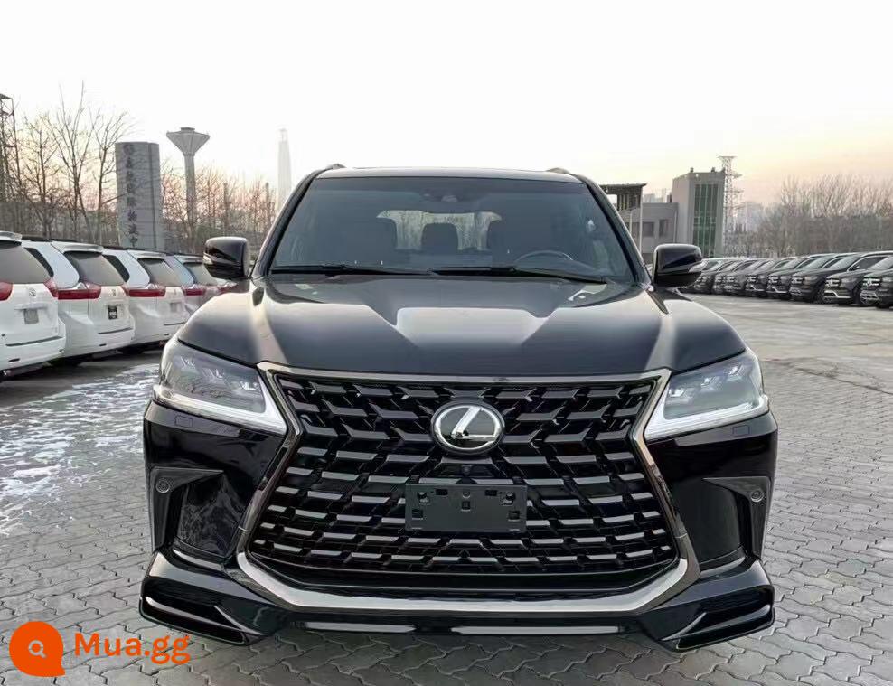 Thích hợp cho 08-15 Lexus LX570 mẫu cũ đến mẫu nâng cấp mới 18-21 mẫu cản trước và sau - 21 loại lưới vảy cá