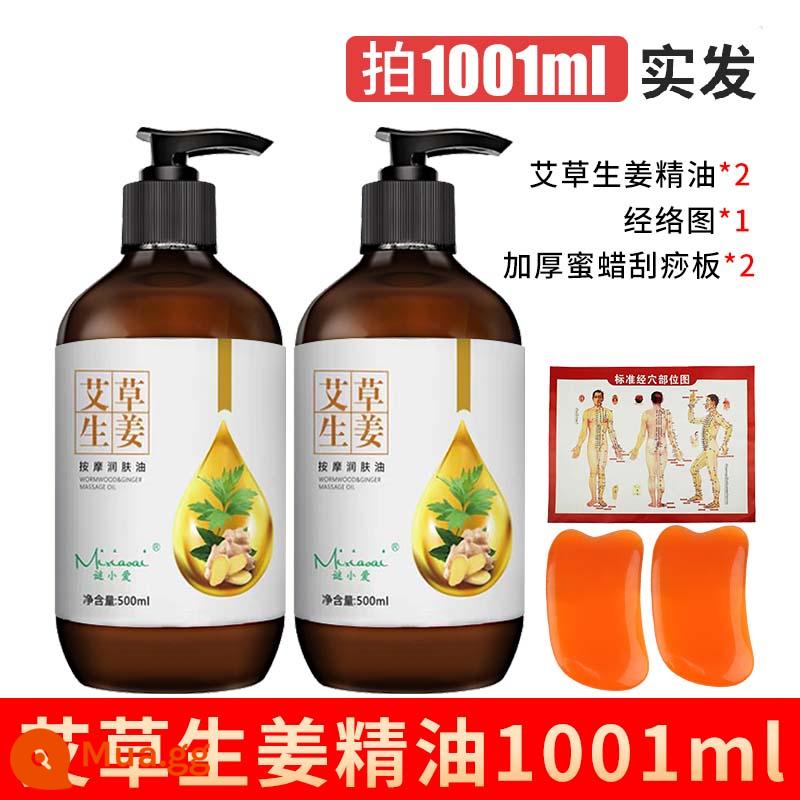 Tinh dầu gừng Artemisia massage toàn thân đả thông kinh lạc cơn sốt body mở lưng cạo thẩm mỹ đẩy lùi tinh dầu - 1001ml