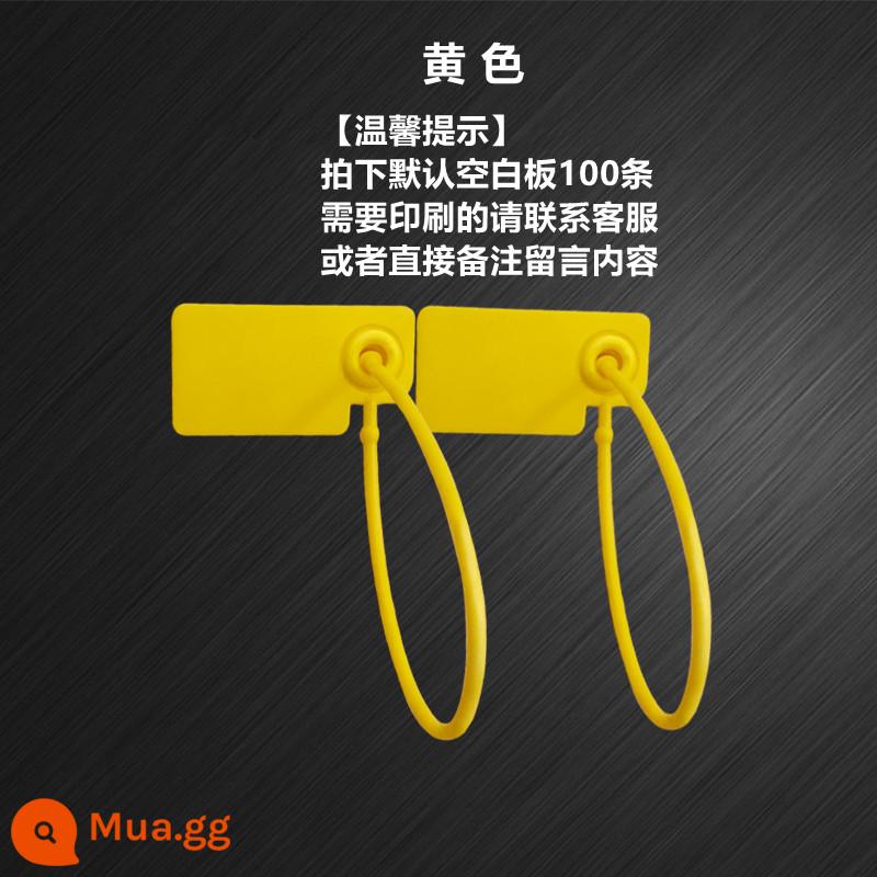 Quần áo chống túi nhựa túi nhựa túi cho chuỗi cửa dùng một lần khóa quần áo tùy chỉnh khóa chống lại khóa chống lại khóa - 170 màu vàng 100 cái/gói