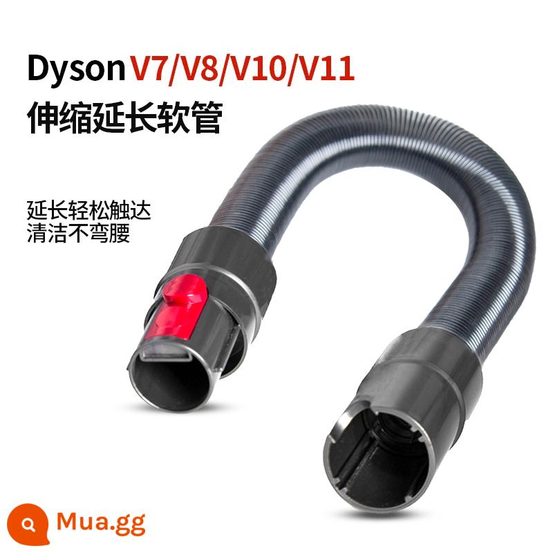 Thích hợp cho phụ kiện máy hút bụi Dyson V6V7V8V10V11V15/G5 khoảng cách đầu hút phẳng nệm rộng đầu bàn chải lông mềm - Ống nối dài V7/V8/V10/V11