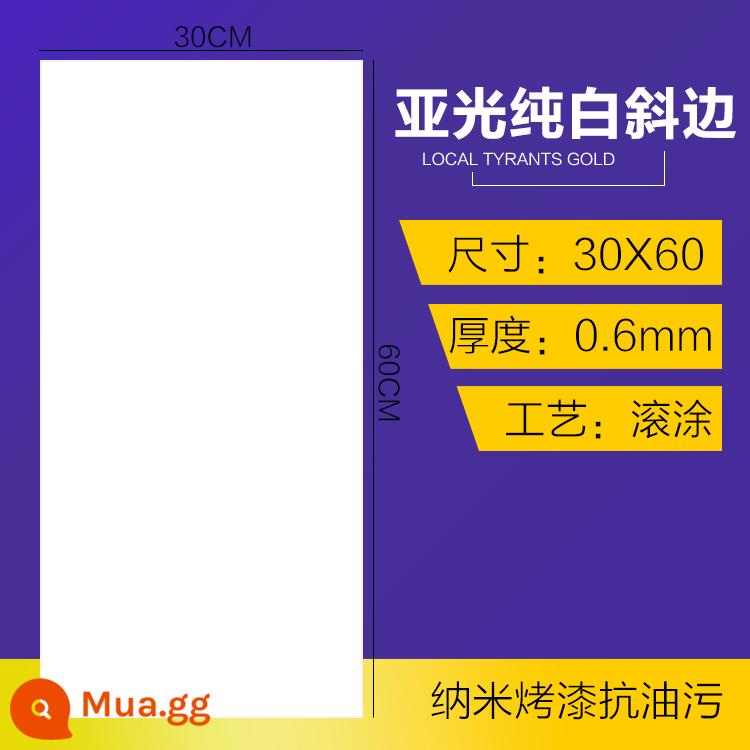 Tích hợp trần nhà bằng nhôm gusset 300x600 Balcony nhà bếp màu xám nguyên chất - 30*60/góc xiên màu trắng phụ/độ dày 0,6