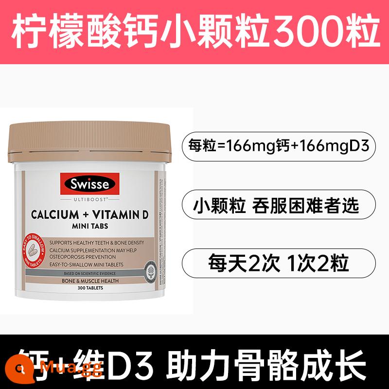 Viên Uống Canxi Swisse Tăng Chiều Cao Thanh Thiếu Niên Và Trẻ Em Tăng Trưởng 10 Bổ Sung Canxi Vitamin D3 Chính Hãng 14 Flagship Chính Thức Từ 6 Tuổi Trở Lên - [Hạt nhỏ, dễ nuốt, có thể uống trong 4 tháng] 300 viên canxi dễ hấp thu..