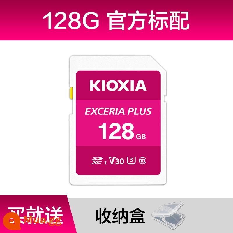 [Xuất xứ Nhật Bản] thẻ kioxia/Kioxia SD 128g thẻ nhớ máy ảnh sdxc 4K U3 tốc độ cao Sony Canon Nikon máy ảnh kỹ thuật số một mắt thẻ nhớ máy ảnh thẻ sd thẻ lớn - Thẻ nhớ 128G/hộp lưu trữ gửi