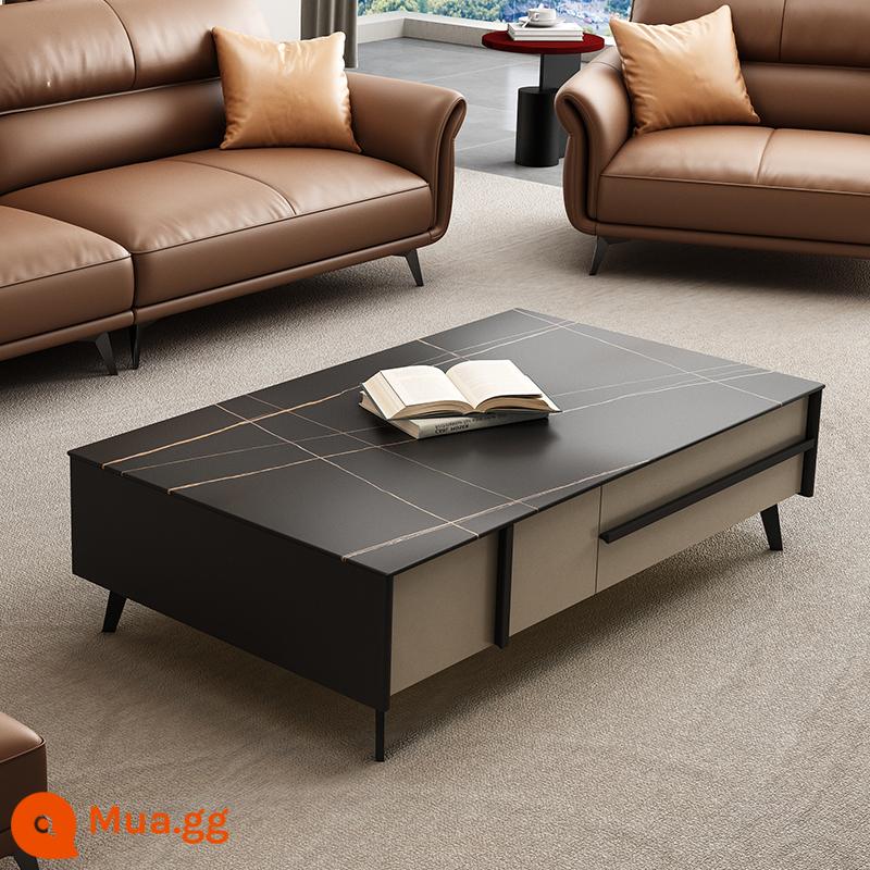 Sofa Da Văn Phòng Văn Phòng Kinh Doanh Đơn Giản Hiện Đại Tiếp Khách Đàm Phán Phong Cách Ý Khu Giải Trí Bàn Cà Phê Kết Hợp - Bàn cà phê phù hợp