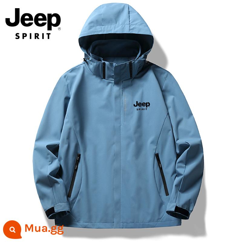 Jeep Jeep Sports Windskin Packet Áo khoác gói nữ đi bộ ngoài trời đi du lịch ngoài trời Vận động - Phong lan sương mù [Phong cách nam]