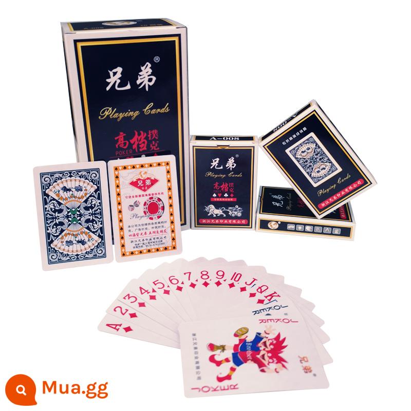 Chơi bài FCL 100 đôi anh giấy dày người lớn câu cá đích thực poker chơi bài giá rẻ hàng loạt miễn phí vận chuyển - Brother A-008 (100 đôi)