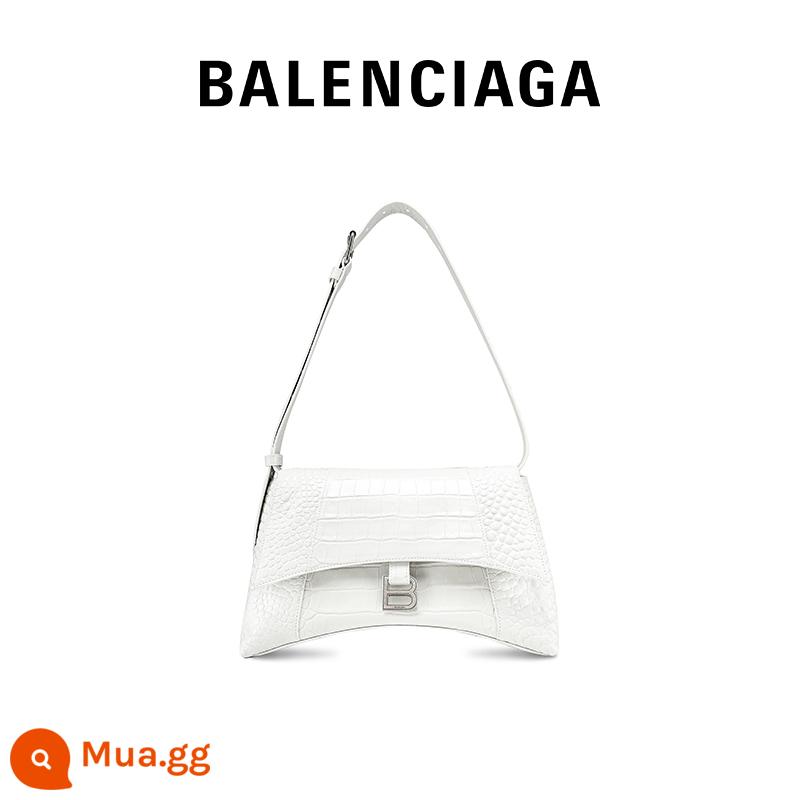 [Quà tặng Giáng sinh] Gia đình Balenciaga Paris 23 Mùa xuân Bà Bà Bà Bà - Trắng