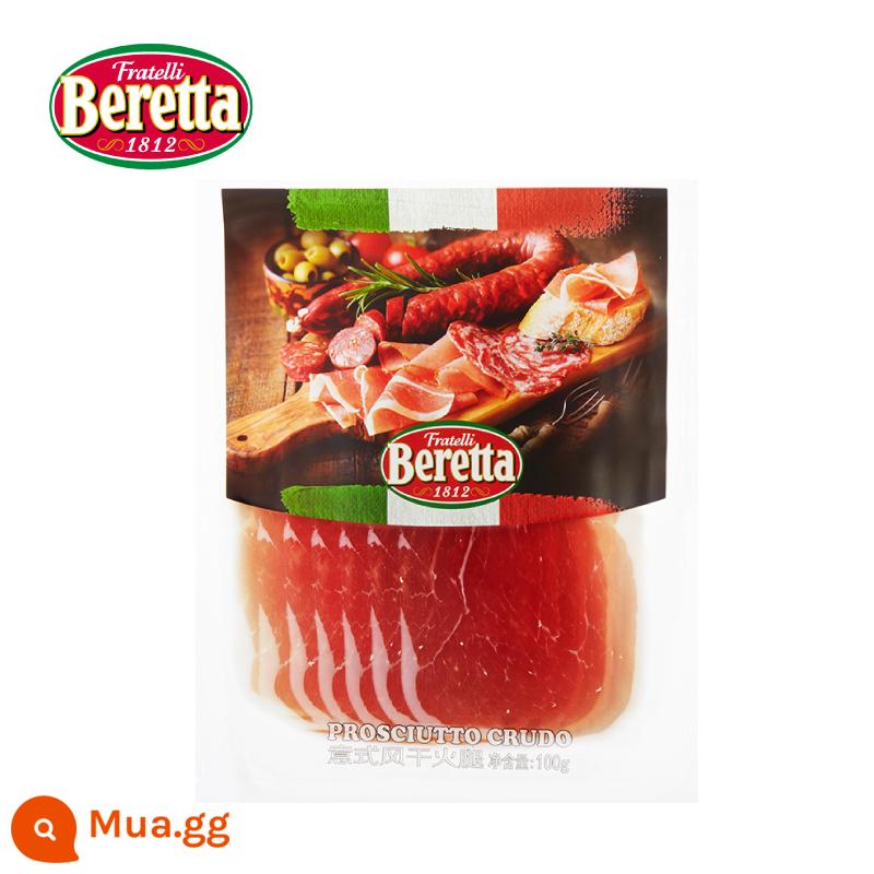 Beretta Spanish Serrano giăm bông cắt lát bánh sandwich ăn liền ăn liền ăn sống và sấy khô 120g*2 - Thịt giăm bông sấy khô kiểu Ý lát 100g*1 túi