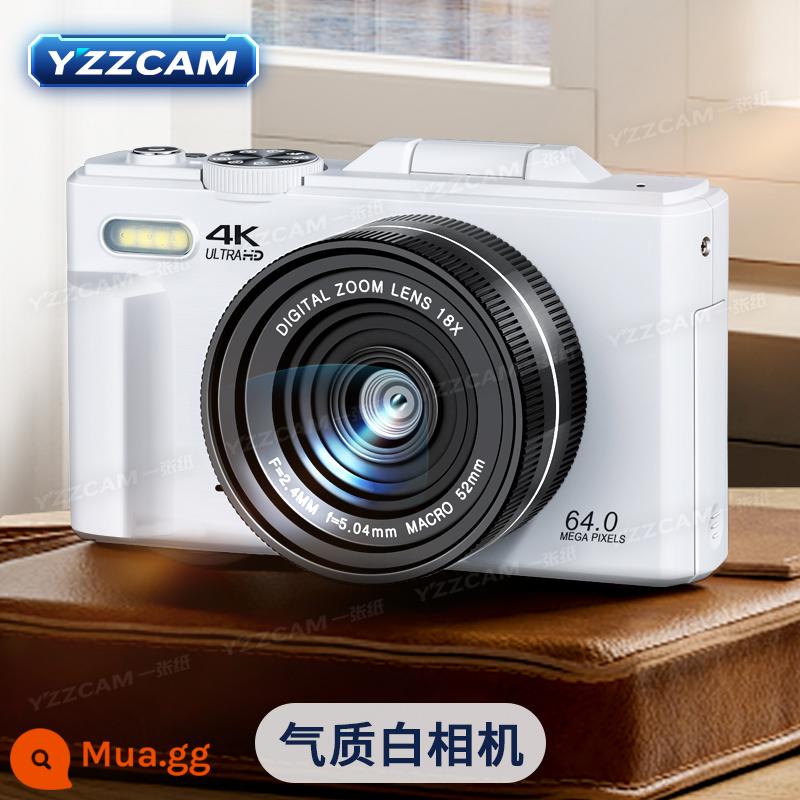 Máy ảnh kỹ thuật số micro-SLR cấp đầu vào dành cho sinh viên có WiFI HD CCD máy ảnh vlog ống kính đơn 4K - Màn hình lật [cấu hình tiêu chuẩn] màu trắng + Kết nối trực tiếp WiFi với điện thoại di động - không cần thẻ nhớ