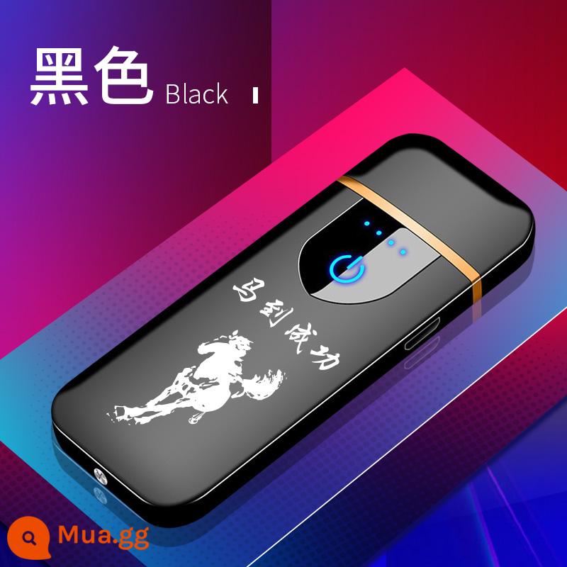 Lưới màu đỏ mở nắp ngay bật lửa sạc chống gió cá tính sáng tạo tùy chỉnh chữ usb bật lửa gửi bạn trai triều - Thành công ngay lập tức