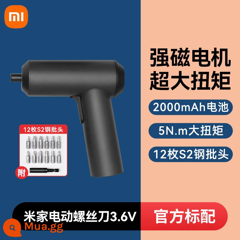 Xiaomi Mijia Tua Vít Điện 3.6V Hộ Gia Đình Tua Vít Điện Nhỏ Di Động Đầu Tua Vít Điện Bộ Dụng Cụ Đa Năng - [Mẫu công suất cao] Tuốc nơ vít điện Mijia (3.6V)