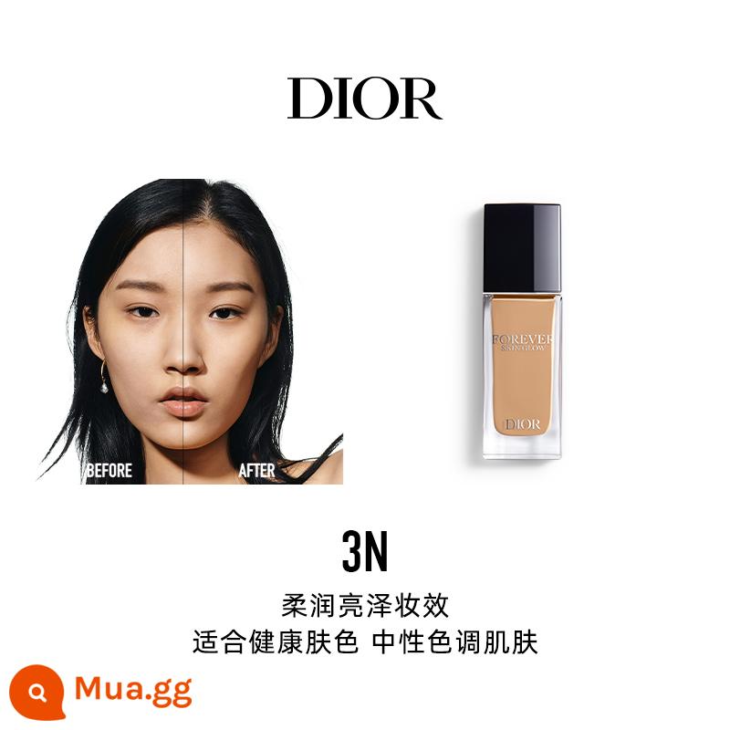 [Quà tặng ngày lễ] Kem nền dạng lỏng khóa trang điểm thế hệ mới Dior Dior lì cho da dầu giữ lớp trang điểm mà không cần cọ trang điểm - Mềm mịn bóng số 3N ( tone trung tính cho da khỏe)