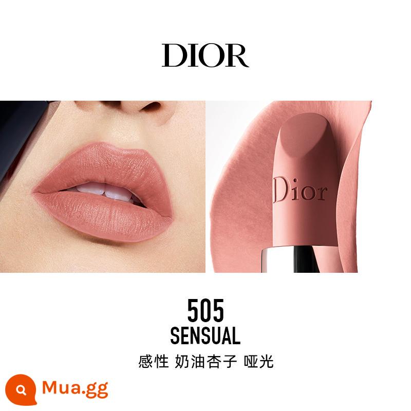 [Chữ độ nét cao] Son môi vàng xanh Dior Dior Lieyan màu mới #735#999#720 nhung - 505 Kem Mờ Mai Gợi Cảm