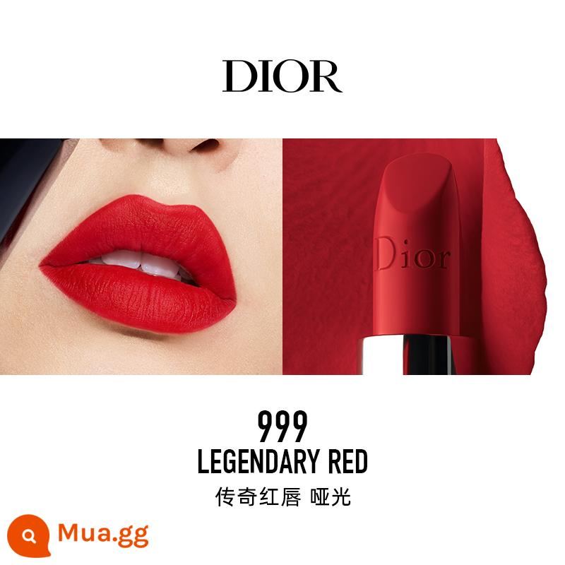 [Chữ độ nét cao] Son môi vàng xanh Dior Dior Lieyan màu mới #735#999#720 nhung - [Màu nổi tiếng] 999 Legend Red Lip Matte