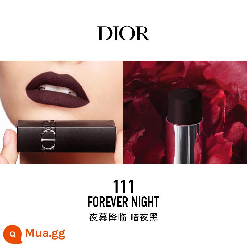 [Quà tặng năm mới] Dior Dior Lieyan Blue Star Lock Color Lip Glaze 999 626 720 Makeup Lipstick - [Son môi]111 Màn đêm buông xuống, đêm tối