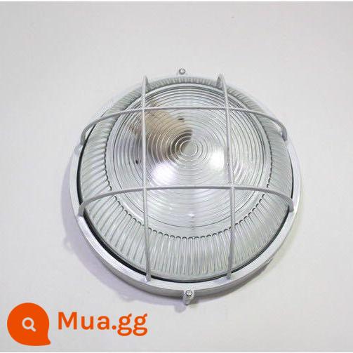 Đèn Led Chống Ẩm Bếp Bột Phòng Tắm Ngoài Trời Máy Hút Mùi Thủy Tinh Chống Nước Phong Cách Công Nghiệp Đèn Treo Tường Hình Bầu Dục - Vòng tròn nhỏ (kính trong suốt + sắt