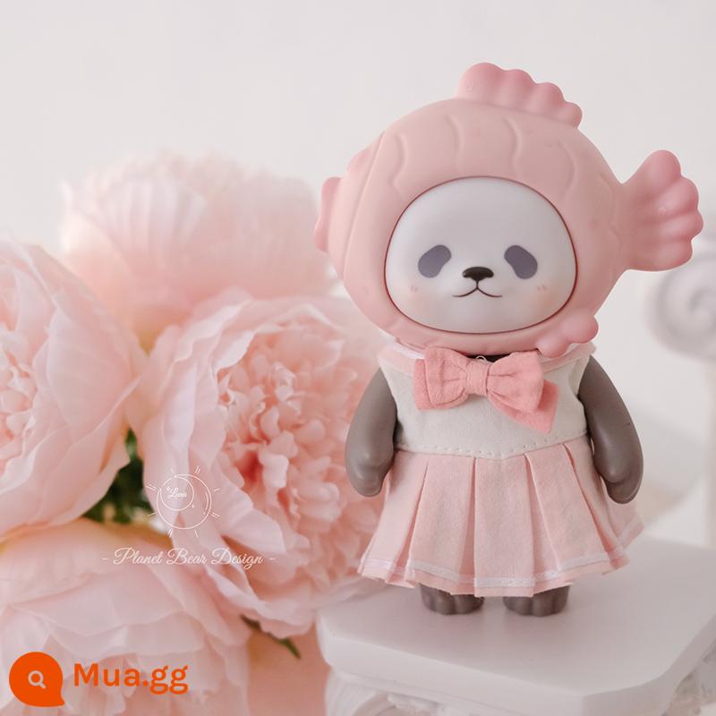 Stick thủy triều chơi PLANETBEAR nghiêm túc thiền định lớn PANPAN sea bream mô hình gấu trúc thủy triều chơi quà tặng - JK Đồng phục Taiyaki Panda