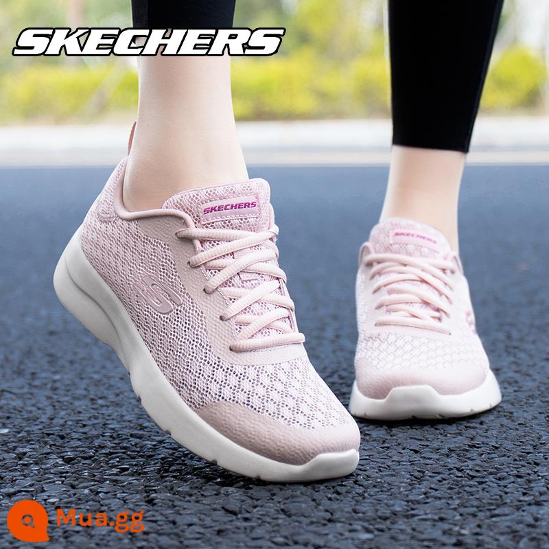 Skechers SKECHERS giày nữ giày thể thao chính thức flagship store trang web chính thức mùa đông chính hãng lưới thoáng khí giày chạy bộ nữ - Bột Cornus officinalis 149542