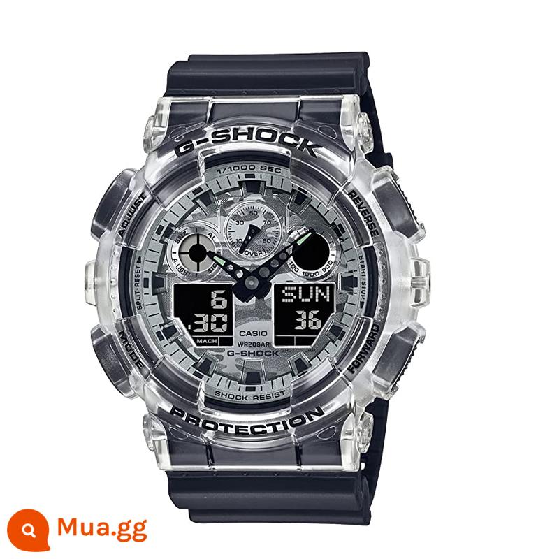 Chuyên gia phá bom CASIO đồng hồ nam g-shock Huazi cùng đồng hồ thể thao ngụy trang GA-100CF-1A9 - GA-100SKC-1A